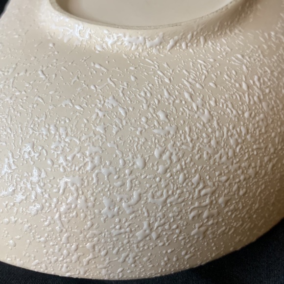 Vintage MCM 1960’s China Craft Originals white spatterware C-511 console bowl - Picture 7 of 11